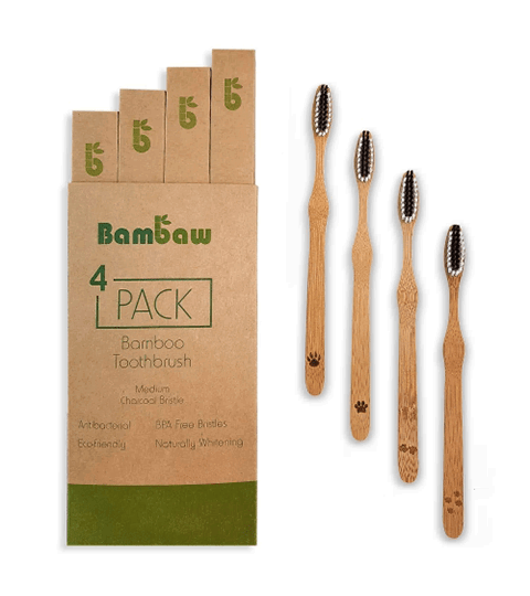 Zestaw bambusowych szczoteczek do zębów